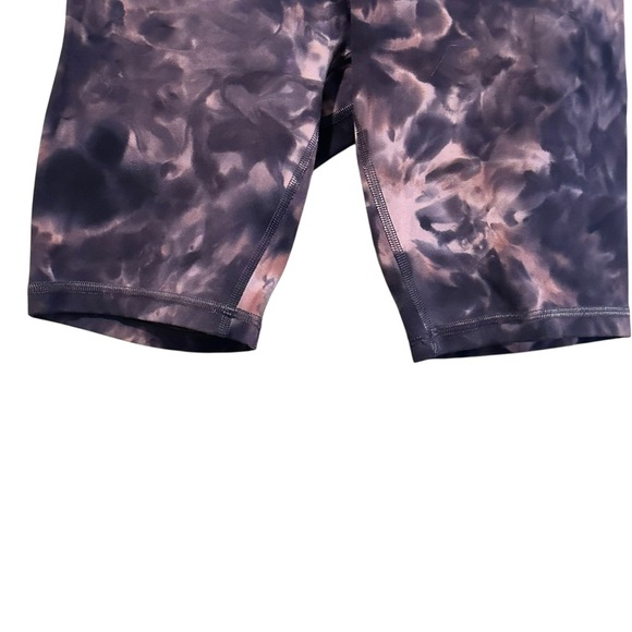 Lululemon Align High Rise Short 8" Diamond Dye Graphite Grey Pink Womens Size 4 - Picture 5 of 9